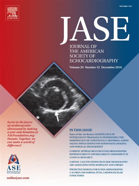 2d echo validity period|Journal of the American Society of Echocardiography.